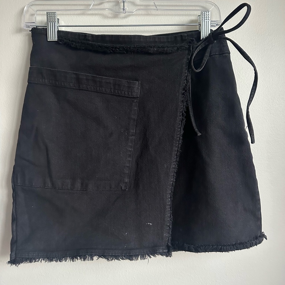 Splendid black Jean skirt